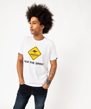 Tee-shirt manches courtes en coton imprimé homme - Roadsign vue1 - ROADSIGN D - GEMO