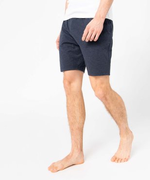 Short de pyjama en jersey à taille élastique homme vue1 - GEMO(HOMWR HOM) - GEMO