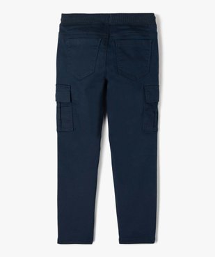 Pantalon multipoches en matière résistante garçon vue5 - GEMO 4G GARCON - GEMO