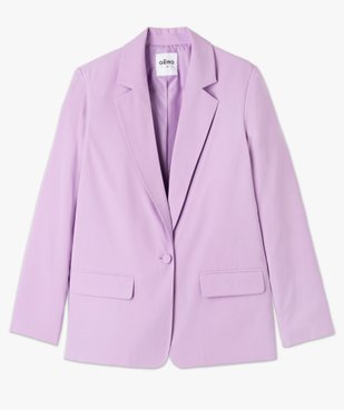 Veste tailleur 1 bouton femme vue5 - GEMO(FEMME PAP) - GEMO