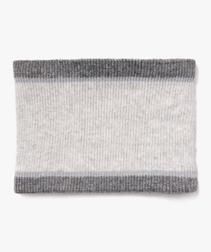 Echarpe snood bicolore avec liserés pailletés femme vue1 - GEMO (ACCESS) - GEMO