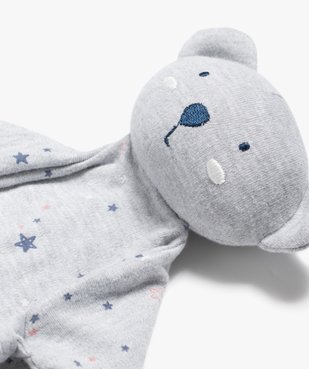 Doudou plat avec tête de souris pour bébé - LuluCastagnette vue2 - LULUCASTAGNETTE - GEMO