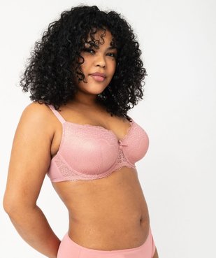 Soutien-gorge grande taille à armatures et coques fines  vue1 - GEMO(HOMWR FEM) - GEMO