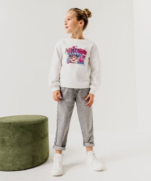 Jean slouchy à taille haute ajustable fille vue5 - GEMO (ENFANT) - GEMO