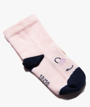 Chaussettes à motifs licorne bébé fille (lot de 5) vue3 - GEMO 4G BEBE - GEMO