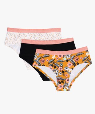 Shorties fille assortis (lot de 3) vue1 - GEMO 4G FILLE - GEMO