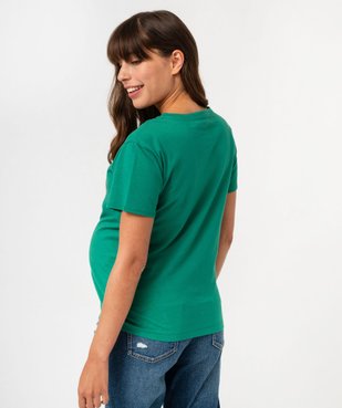 Tee-shirt d’allaitement avec zip femme vue3 - GEMO (MATER) - GEMO