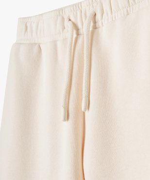 Pantalon de jogging avec poches à rabat fille vue8 - GEMO 4G FILLE - GEMO