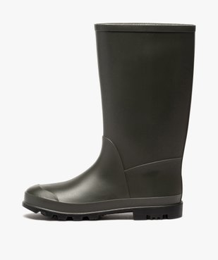 Bottes de pluie femme unies à semelle crantée vue3 - FOLLOW ME - GEMO