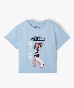 Tee-shirt fille à manches courtes avec motif – My Hero Academia vue1 - MYHERO ACADEMIA - GEMO