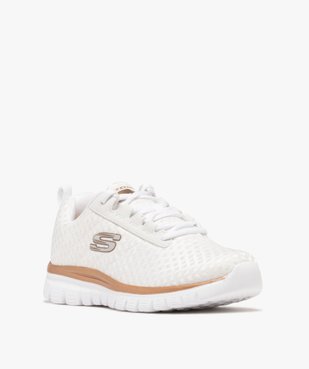 Baskets en mesh avec semelle légère femme - Skechers vue2 - SKECHERS - GEMO