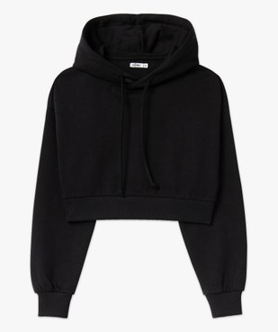 Sweat à capuche coupe courte femme vue4 - GEMO(FEMME PAP) - GEMO