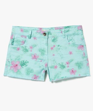 Short à motif tropical et bords frangés vue2 - GEMO (JUNIOR) - GEMO