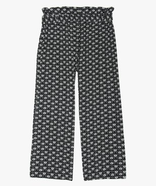 Pantalon fille large et fluide à motifs vue2 - GEMO (JUNIOR) - GEMO