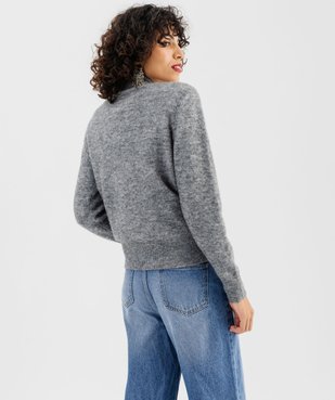 Pull en laine à strass et perles femme vue3 - GEMO(FEMME PAP) - GEMO