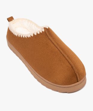 Chaussons mules avec doublure peluche femme vue5 - GEMO(HOMWR FEM) - GEMO