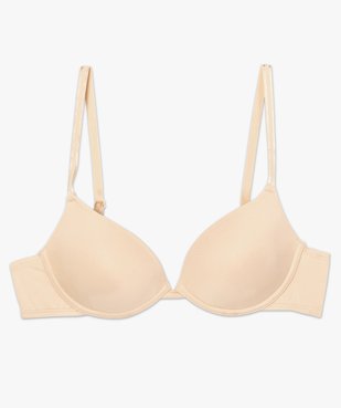 Soutien-gorge corbeille à armatures et bonnets moulés en microfibre vue5 - GEMO 4G FEMME - GEMO