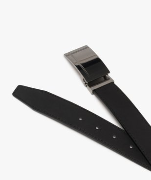 Ceinture avec boucle plate en métal homme vue4 - GEMO (ACCESS) - GEMO