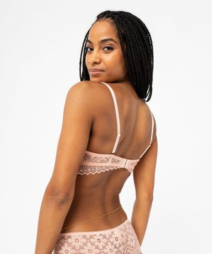 Soutien-gorge corbeille en dentelle avec coques vue2 - GEMO(HOMWR FEM) - GEMO