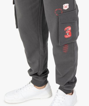 Pantalon de jogging homme avec poches à rabat – Camps United vue2 - CAMPS UNITED - GEMO