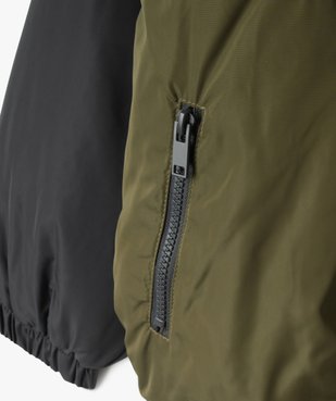 Blouson à capuche doublé polaire garçon vue3 - GEMO 4G GARCON - GEMO