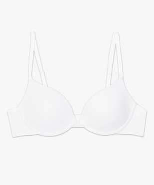 Soutien-gorge corbeille à armatures et bonnets moulés en microfibre vue6 - GEMO 4G FEMME - GEMO