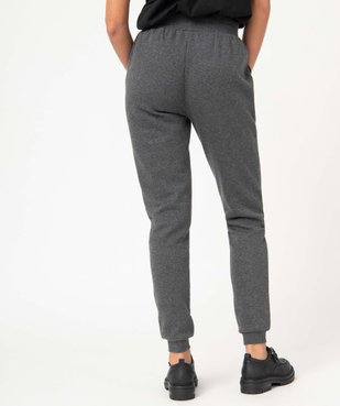 Pantalon de jogging molletonné femme vue3 - GEMO(FEMME PAP) - GEMO