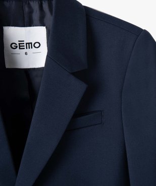 Veste de costume garçon fermeture 2 boutons vue5 - GEMO 4G GARCON - GEMO