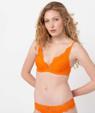 Soutien-gorge corbeille en dentelle avec armatures vue1 - GEMO(HOMWR FEM) - GEMO