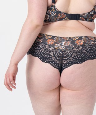 Shorty femme grande taille à motifs fleuris  vue2 - GEMO(HOMWR FEM) - GEMO