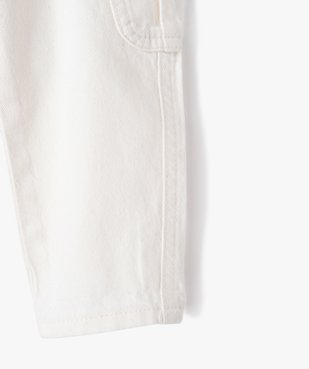 Pantalon cargo en toile de coton à taille élastiquée bébé garçon vue3 - GEMO(BEBE DEBT) - GEMO