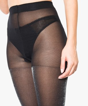 Collants semi-opaques fini velouté 50 deniers femme vue2 - GEMO(HOMWR FEM) - GEMO