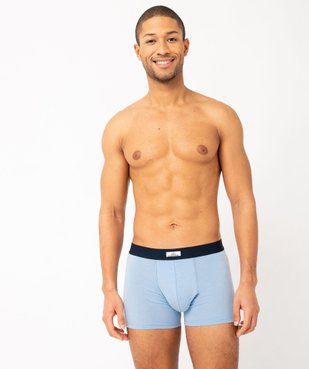 Boxer homme en coton stretch extensible (lot de 2) vue1 - GEMO 4G HOMME - GEMO