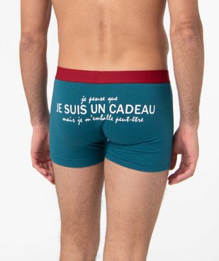 Boxers homme imprimés dans coffret cadeau (lot de 2) vue4 - GEMO 4G HOMME - GEMO