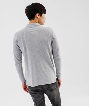 Polo manches longues en coton homme - Tokyo Laundry vue3 - TOKYO LAUNDRY - GEMO