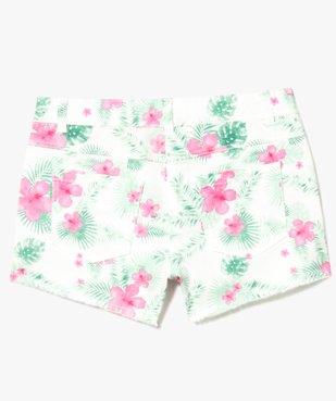 Short à motif tropical et bords frangés vue2 - GEMO (JUNIOR) - GEMO