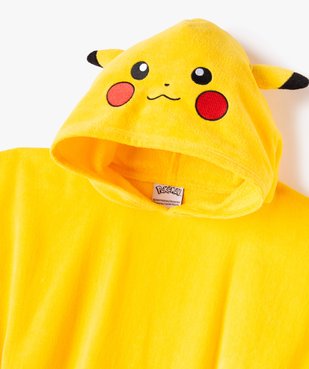 Cape de bain à capuche forme poncho enfant - Pokémon vue2 - POKEMON - GEMO