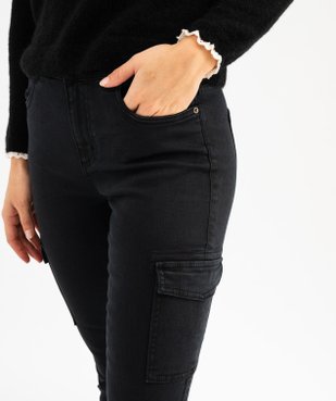 Jean cargo slim en coton stretch femme vue2 - GEMO 4G FEMME - GEMO