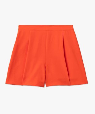 Short à plis avec taille élastique femme vue4 - GEMO(FEMME PAP) - GEMO