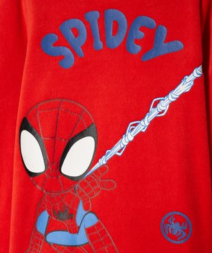 Pyjama en velours bicolore motif garçon - Spidey et ses amis extraordinaires vue2 - SPIDEY - GEMO