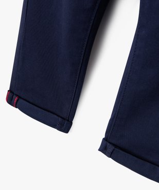 Pantalon chino avec taille élastique bébé garçon - LuluCastagnette vue3 - LULUCASTAGNETTE - GEMO