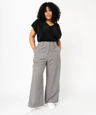 Pantalon de tailleur large femme grande taille vue5 - GEMO (G TAILLE) - GEMO