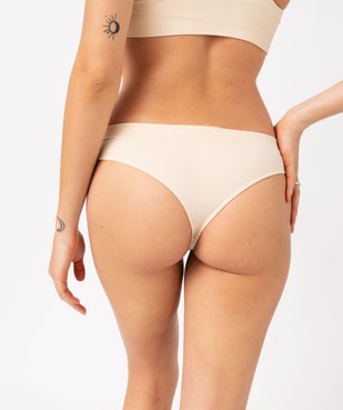 Tanga en maille côtelée femme vue5 - GEMO(HOMWR FEM) - GEMO