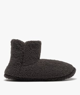 Chaussons homme boots unis en textile sherpa vue1 - GEMO(HOMWR HOM) - GEMO