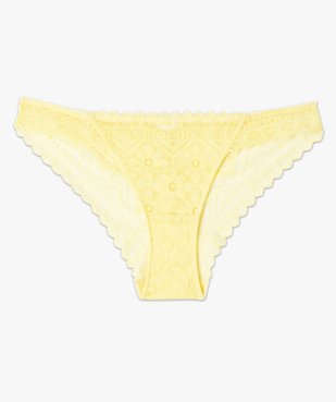 Culotte en dentelle fleurie femme vue4 - GEMO(HOMWR FEM) - GEMO