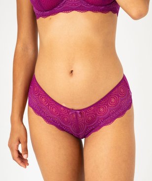 Shorty en dentelle et tulle femme (lot de 2) vue1 - GEMO(HOMWR FEM) - GEMO