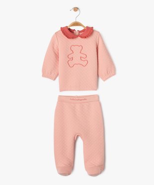 Ensemble 2 pièces bébé fille - LuluCastagnette vue1 - LULU G4G - GEMO