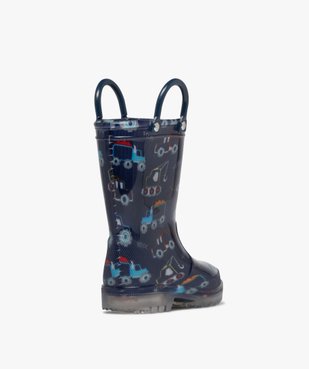 Bottes de pluie bébé garçon à semelle lumineuse avec anses vue11 - BUGGY - GEMO