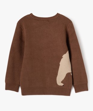 Pull à motifs animaux garçon vue3 - GEMO (ENFANT) - GEMO