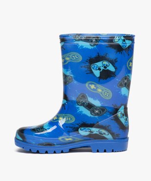 Bottes de pluie garçon imprimées jeux vidéos vue3 - GEMO (ENFANT) - GEMO